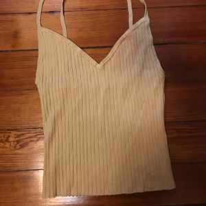 Kendall and Kylie mustard tank top